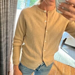 Vintage 100% cashmere cardigan, Beige